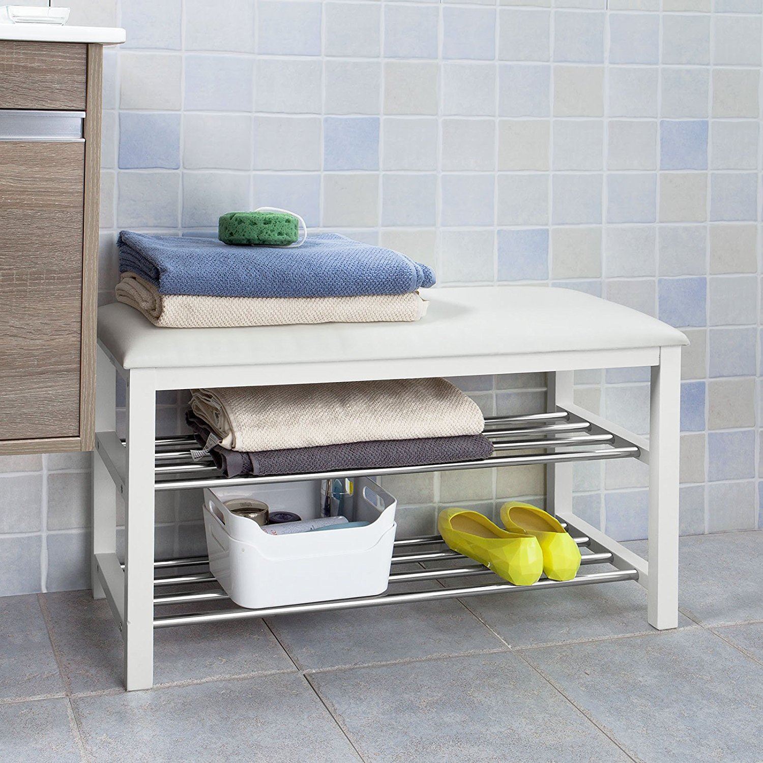 Zapatera Paradiso Blanco - Muebles Bonno